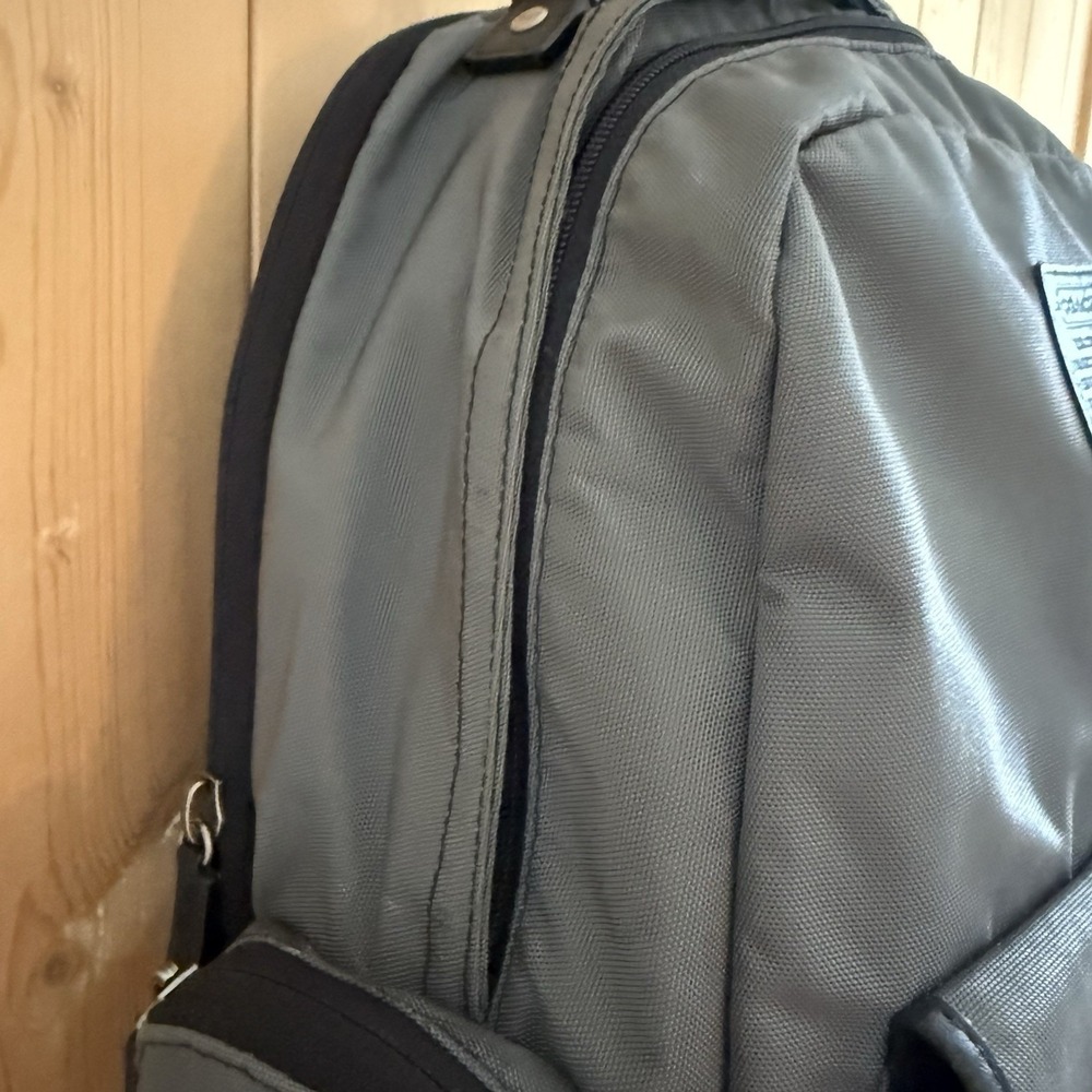 Coach Voyager Bleck/Gray Nylon & Leather Backpack F70574 READ NEEDS REPAIR - Picture 12 of 16